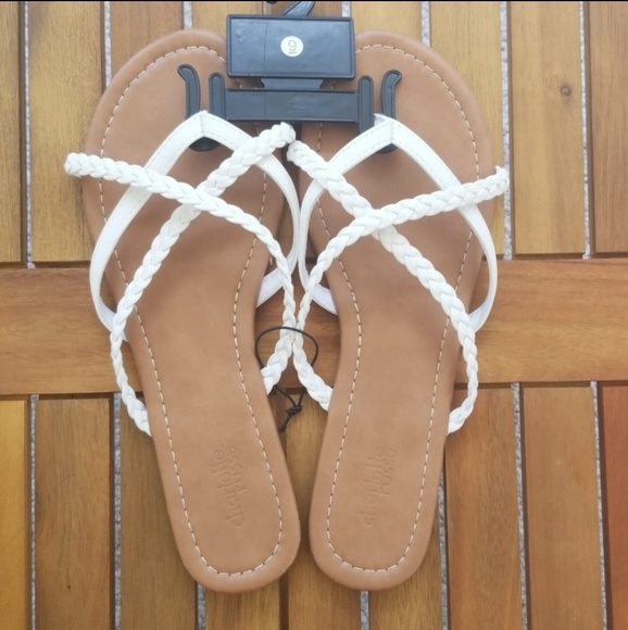 Charlotte Russe Shoes - NWT White Strappy Sandals